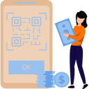پیش‌نمایش فایل girl-is-scanning-the-qr-code-9266032 از پک خدمات لجستیکی
