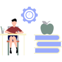 پیش‌نمایش فایل boy-is-sitting-on-his-chair-doing-homework-9266118 از پک مدرسه و آموزش