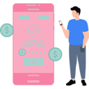 پیش‌نمایش فایل guy-is-transferring-money-online-9263043 از پک مدیریت مالی