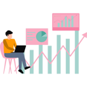 پیش‌نمایش فایل the-boy-is-working-on-the-development-of-the-chart-graph-9263044 از پک مدیریت مالی
