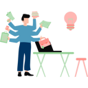 پیش‌نمایش فایل boy-is-multitasking-9297934 از پک مدیریت استرس