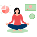 پیش‌نمایش فایل girl-is-meditating-9297935 از پک مدیریت استرس
