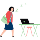 پیش‌نمایش فایل girl-is-tired-and-going-to-work-9297939 از پک مدیریت استرس