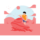 پیش‌نمایش فایل boy-riding-jet-ski-9297918 از پک فعالیت ورزشی