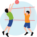 پیش‌نمایش فایل boys-playing-volleyball-9297913 از پک فعالیت ورزشی