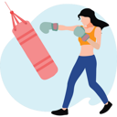پیش‌نمایش فایل girl-practicing-boxing-9297924 از پک فعالیت ورزشی
