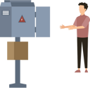 پیش‌نمایش فایل a-boy-is-standing-next-to-an-electrical-box-9326649 از پک دستگاه‌ها