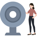 پیش‌نمایش فایل a-girl-is-standing-next-to-a-webcam-9326623 از پک دستگاه‌ها