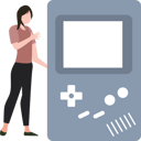 پیش‌نمایش فایل girl-looking-at-gaming-device-9326621 از پک دستگاه‌ها