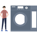 پیش‌نمایش فایل the-boy-is-standing-next-to-the-washing-machine-9326778 از پک دستگاه‌ها