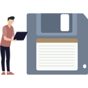 پیش‌نمایش فایل the-boy-is-working-on-a-floppy-disk-9326622 از پک دستگاه‌ها
