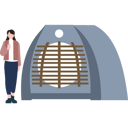 پیش‌نمایش فایل the-girl-is-standing-by-the-fan-heater-9326784 از پک دستگاه‌ها