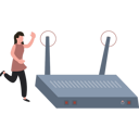پیش‌نمایش فایل the-girl-is-using-the-modem-9326635 از پک دستگاه‌ها