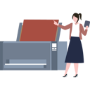 پیش‌نمایش فایل the-girl-is-using-the-printer-9326783 از پک دستگاه‌ها