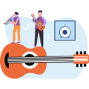پیش‌نمایش فایل boy-and-girl-doing-music-show-9458219 از پک جشنواره موسیقی و کنسرت