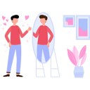 پیش‌نمایش فایل boy-is-looking-at-himself-in-the-mirror-9402276 از پک مراقبت از خود