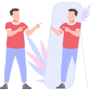 پیش‌نمایش فایل boy-is-talking-to-himself-in-the-mirror-9402278 از پک مراقبت از خود
