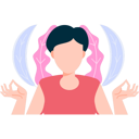 پیش‌نمایش فایل girl-doing-yoga-with-hands-9402342 از پک مراقبت از خود