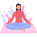 پیش‌نمایش فایل girl-is-doing-yoga-on-the-mat-9402247 از پک مراقبت از خود