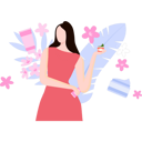 پیش‌نمایش فایل girl-is-taking-care-of-herself-9402284 از پک مراقبت از خود