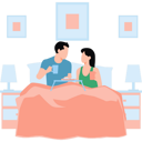 پیش‌نمایش فایل couple-drinking-tea-in-bed-9402149 از پک روز زن
