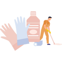 پیش‌نمایش فایل boy-cleaning-floor-9383765 از پک نظافت‌چی و خانه‌دار