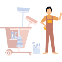 پیش‌نمایش فایل boy-with-cleaning-products-9383773 از پک نظافت‌چی و خانه‌دار