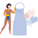پیش‌نمایش فایل girl-cleaning-apron-9383794 از پک نظافت‌چی و خانه‌دار