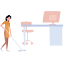 پیش‌نمایش فایل girl-cleaning-floor-9372499 از پک نظافت‌چی و خانه‌دار