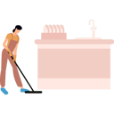 پیش‌نمایش فایل girl-cleaning-floor-9383771 از پک نظافت‌چی و خانه‌دار