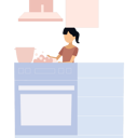 پیش‌نمایش فایل girl-cleaning-stove-9383776 از پک نظافت‌چی و خانه‌دار