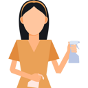 پیش‌نمایش فایل girl-holding-shower-and-cloth-9383780 از پک نظافت‌چی و خانه‌دار