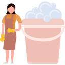 پیش‌نمایش فایل girl-standing-next-to-bucket-9383761 از پک نظافت‌چی و خانه‌دار