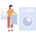 پیش‌نمایش فایل girl-washing-clothes-9372455 از پک نظافت‌چی و خانه‌دار