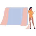پیش‌نمایش فایل girls-cleaning-with-broom-9372460 از پک نظافت‌چی و خانه‌دار