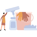 پیش‌نمایش فایل housekeeper-stands-with-cleaning-products-9372477 از پک نظافت‌چی و خانه‌دار