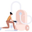 پیش‌نمایش فایل maid-using-vacuum-cleaner-9383768 از پک نظافت‌چی و خانه‌دار