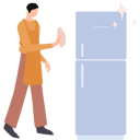 پیش‌نمایش فایل man-cleaning-fridge-9372494 از پک نظافت‌چی و خانه‌دار