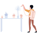 پیش‌نمایش فایل man-spraying-plants-9383766 از پک نظافت‌چی و خانه‌دار