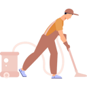 پیش‌نمایش فایل man-sweeping-floor-9383800 از پک نظافت‌چی و خانه‌دار