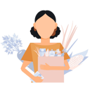 پیش‌نمایش فایل young-girl-has-bag-of-cleaning-products-9383781 از پک نظافت‌چی و خانه‌دار