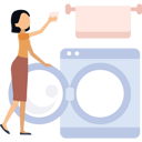 پیش‌نمایش فایل young-girl-has-washed-all-clothes-9383790 از پک نظافت‌چی و خانه‌دار