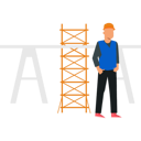 پیش‌نمایش فایل construction-worker-standing-at-construction-site-9400875 از پک ساختمان‌سازی
