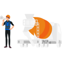 پیش‌نمایش فایل engineer-speaking-into-megaphone-9400861 از پک ساختمان‌سازی