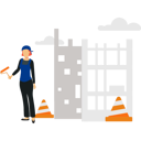 پیش‌نمایش فایل girl-holding-paint-roller-9400873 از پک ساختمان‌سازی