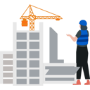 پیش‌نمایش فایل girl-looking-at-crane-9401040 از پک ساختمان‌سازی