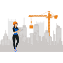 پیش‌نمایش فایل girl-standing-at-construction-site-9400870 از پک ساختمان‌سازی
