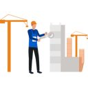 پیش‌نمایش فایل male-engineer-working-at-construction-site-9400886 از پک ساختمان‌سازی