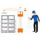 پیش‌نمایش فایل male-engineer-working-at-construction-site-9401026 از پک ساختمان‌سازی