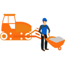 پیش‌نمایش فایل male-worker-carrying-wheelbarrow-of-cement-9400890 از پک ساختمان‌سازی